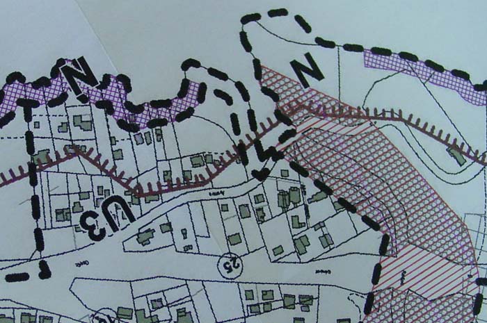 Construction en zone U3 ou dans les pas géométriques ? On attend la réponse de la Mairie.