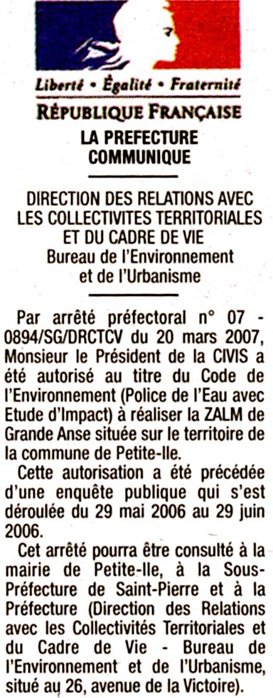 Sauvons Grand-Anse ! (3) Fichiers pétition disponibles.