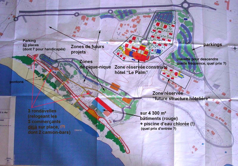Sauvegarde de Grand-Anse. Enfin les plans.