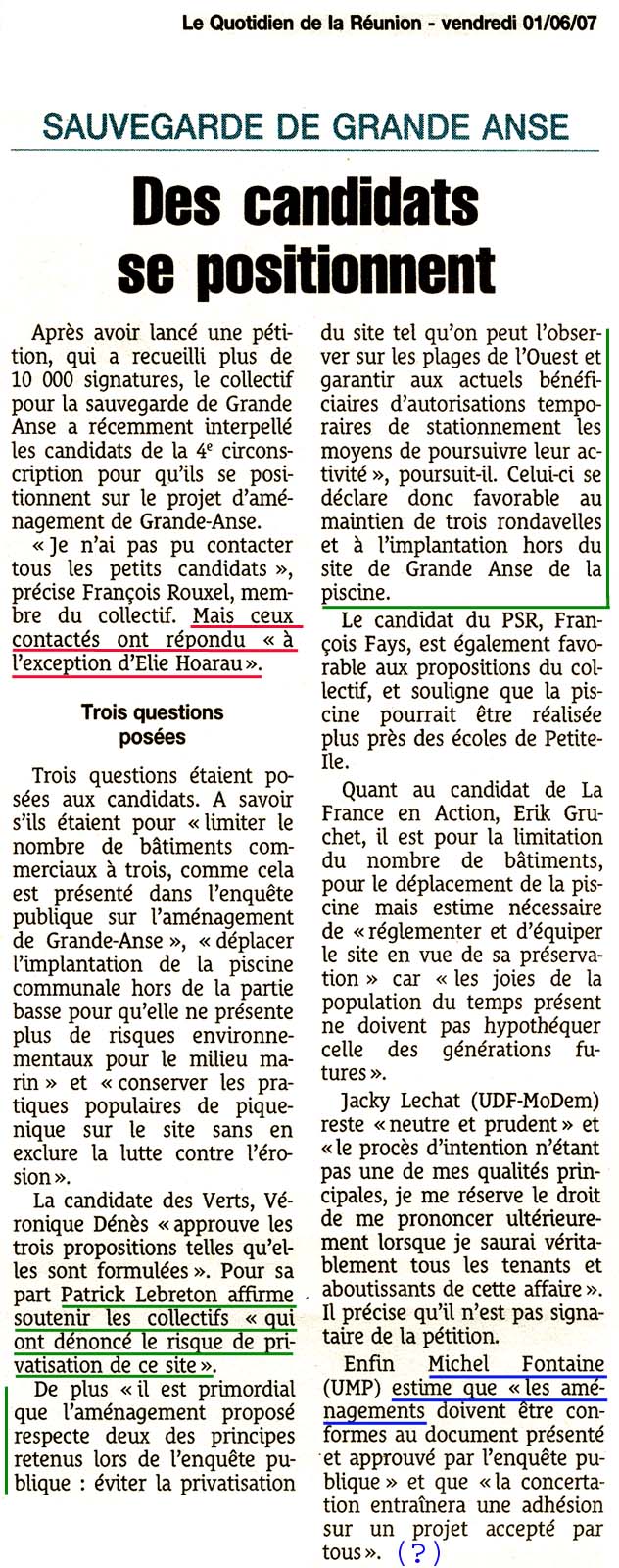 Grand-Anse a fait une 1ère victime