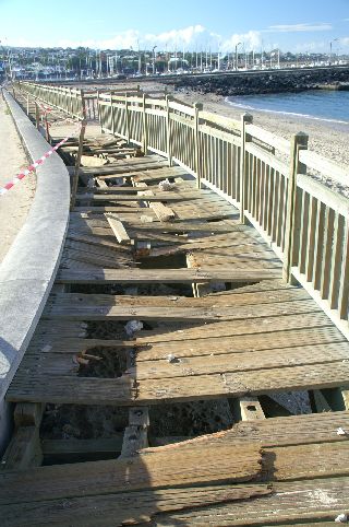 Quand un ponton devient un « pont-out » à sin pir en 2007