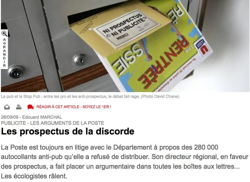 La direction de la Poste Réunion et le stop-pub